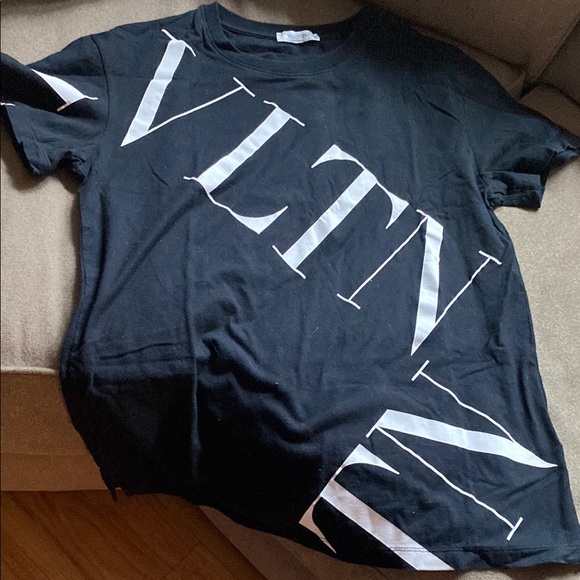 Black VLTN Graphic T-Shirt